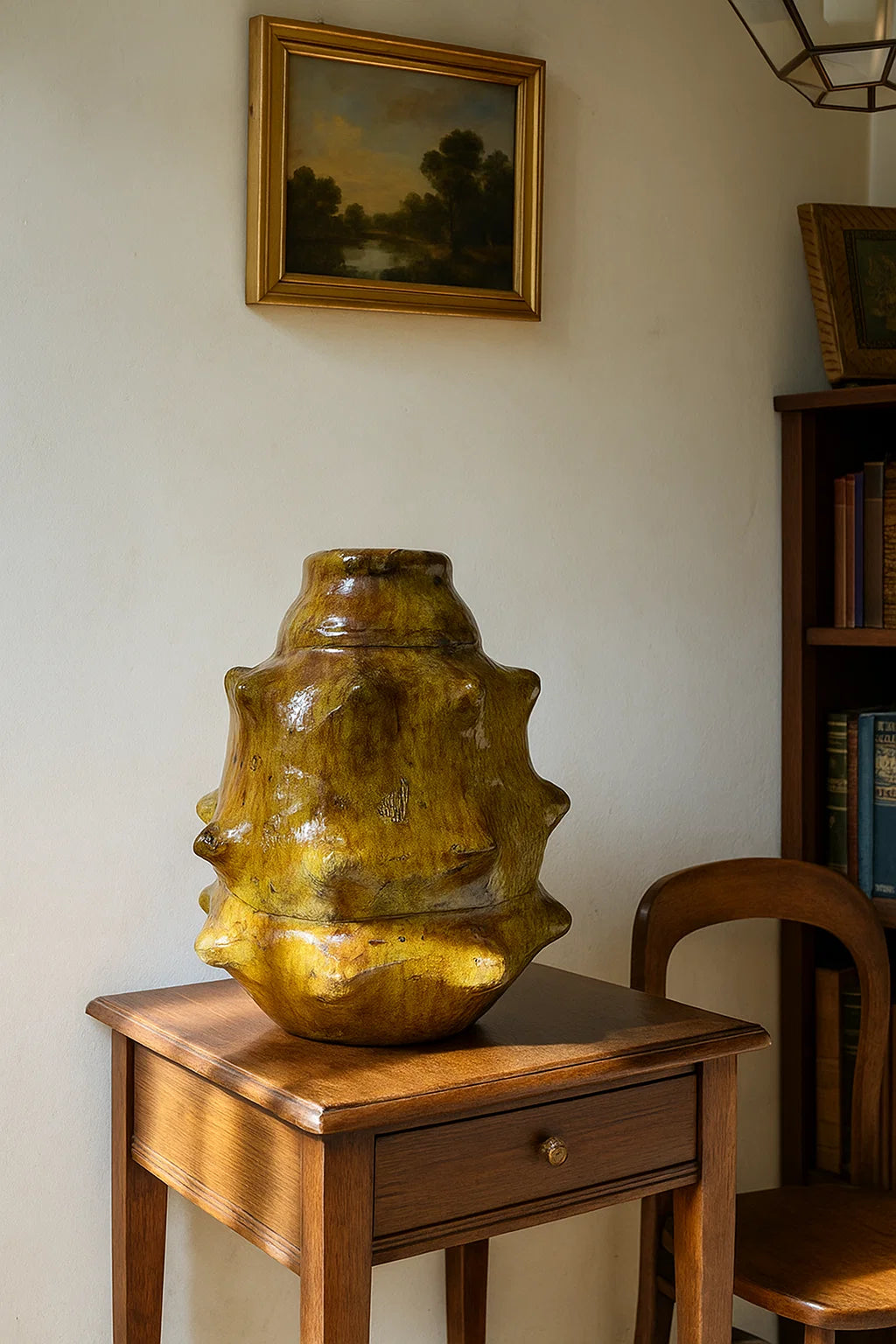 Tam Spike Vase | Moroccan Tamegroute pottery vase